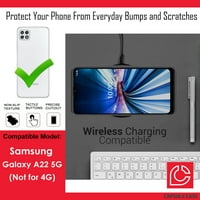 Capsule Case kompatibilan s Samsung Galaxy A 5G [četkana tekstura dizajn teške dizajnerice za zaštitu