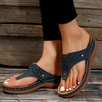 Sandale Žene Udobne klinove modne cipele Ljetne klinove cipele Papuče Bohemijske sandale Flip flops