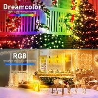 Božićni ukrasi Smart LED traka, pametna kožna linija, milion boja sa kontrolom aplikacija i muzičke