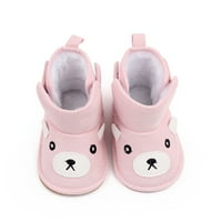 Bebe zimske tople čizme novorođenčad slatko crtane print cipele djevojke dječaci prvi hodači mekani