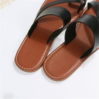 Leey-World Wedge Sandale za žene cipele za žene sandale sa remenom za ankete od krizestona sandale za