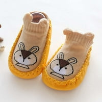 Yinguo Baby Cartoon Animal Baby Girls Boys Protuklizni čarape Sliper cipele Čizme Žuta 12