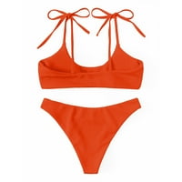 Feterrnal ženski bikini visoki struk, dva kupaće kostim kupaći kostim kupaći kostimi
