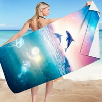 Kućna potrepština ručnik za plažu MicroFiber Super Lagan šareni ručnik za kupanje Sandotronal Beach