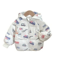 Godderr novorođenčad za bebe bebe crtane na otvorene jakne za djevojčice dječaci 9m-7y zimski kaputi
