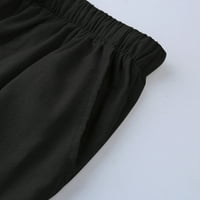 Mortilo radne pantalone za muškarce, casual čvrsta puna duljina labava pant gumba Džepne crkvene muške