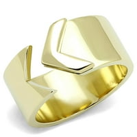 TK - IP zlatni prsten od nehrđajućeg čelika bez kamena