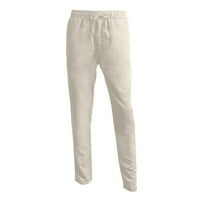 Umitay muške modne ležerne poslovne tanke solidne boje pantalone sa zatvaračem Jogging hlače Sportske