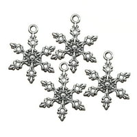 Snowflake Oblik DIY Privjesci Teme za božićne šarm Privjesci za izradu nakita