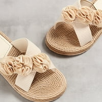 Amlbb Ženske sandale ravne cipele dame dame na plaži Sandale Ljeto Neklizajuće kauzalne papuče na klirensu