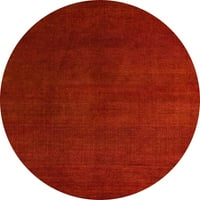 Ahgly Company u zatvorenom okruglom sažetkom Crvene apstraktne prostirke područja, 5 'krug