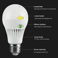 Kotyreds 5 7 9 12W LED šator Lanter punjiva E LED viseća svjetiljka Vanjski dodaci