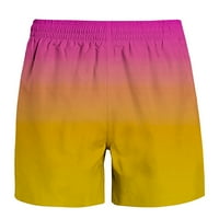 Muški šorc Quick Suha plaža Kurice Gradientne kratke hlače Elastični struk sa džepovima za obloge mreža