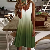 Aloohaidyvio Ženske haljine plus klirens veličine, modna ženska ležerna seksi v-izrez za ljetnu čipku
