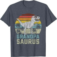 Djed deda drveća Drvo Dinosaur Grandpa Saurus Porodična majica
