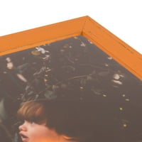 Arttoframes Orange Okvir za slike, crveni okvir za drvo