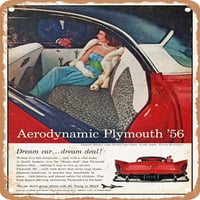 Metalni znak - Plymouth Belvedere Vrata Hardtop Sport Sedan San Dream Car. Dev iz snova Vintage ad -