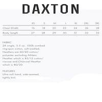 Daxton Premium Delaware Muškarci dugih rukava majica ultra mekani srednje težine pamuk, hcharCoal tee