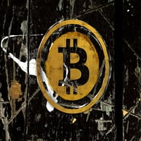 Bitcoin Pljusak za poster Print - Karen Smith