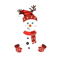 Yiwula Božićni ddecorating snjegovića hladnjak prikladan za chrided orbordboard