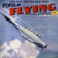 Prednji poklopac popularnog letećeg tiska od ® Kraljevsko aeronatičko društvo Mary Evans slika