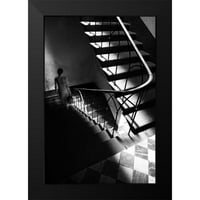 Maffei, Franco Black Moderni uokvireni muzej umjetnički print pod nazivom - Stepenice