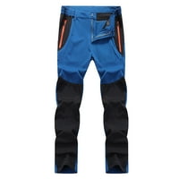 Elaililye Modne muške skijaške pantalone Vodootporne casual na otvorenom Activewer Controst pantalone