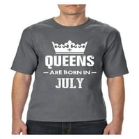 MMF - velika muška majica, do visoke veličine 3xlt - rođendanski poklon kraljice rođeni su u julu
