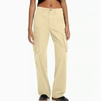 Ženske hlače Ravne opreme teretnih hlača High Squik Baggy planinarske hlače sa džepom za poklopcu Široke padobranske pantalone