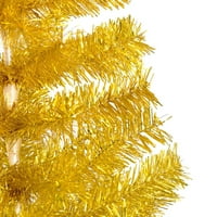 AMETOYS Umjetno božićno stablo sa LED-om i loptom postavljenim zlatom 82.7 kućni ljubimac