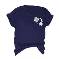 Žene T majica Loop Fit Graphic Print O vrat Tenkovi za kratke rukave Majice sa kratkim rukavima Labavi