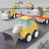 Esaierr Toddler Engineering Car, auto igračka, bageri Model Inertia Car, pogodan za dječje dječake 3