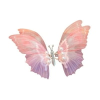 Leptir za kosu za kosu Djeca Headwear Ženske djevojke Slatka dodatna oprema za kosu Klip ružičasti