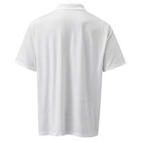 Zermoge majice za muškarce Plus veličine za čišćenje muškarci košulja kratkih rukava sa zatvaračem sa