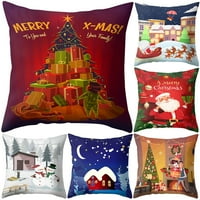 Park veseli božićni ukrasi bacaju jastuk na poklopcu ukrasni kvadratni jastuk jastuk shams kauč za krevet
