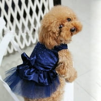 Reheyre Pet Dog Puppy Bow Gauze Tutu haljina suknja Mačja sekfica princeza odjeća za odjeću