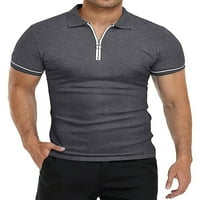 Cindysus muns tee kratki rukav polo majica sa patentnim majicama na majicama za golf pulover fitness