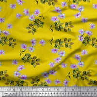 Soimoi baršun tkanina odlazi i divlja cvjetna cvjetna tkanina za print sa širokim dvorištem
