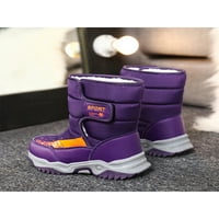Harsuny Kids Snow Cipes Boys Girls Vodootporne zimske čizme Hladno vrijeme Tople cipele Purple 3Y