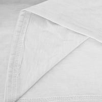 Yuwull Ženske majice i bluze Bijelo ponude za uklanjanje modnih ženskih krakova tiskana majica casual