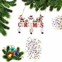 Božićna carice Dekor stablo oprema ukrasi drvene engleske slova veseli božićni čišćenje ureza za snježne
