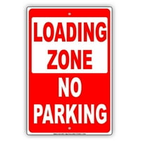 Učitavanje zone bez parkiranja Nema blokiranja Rezervirano Oprez Obavijest upozorenja Aluminijski metalni
