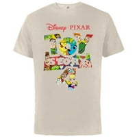 Disney Pixar Toy The Story Logo i majica likova - pamučna majica kratkih rukava za odrasle - prilagođeni-kit