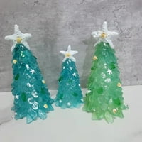 Eastshop božićno stablo minijaturna aplikacija Vivid smola laka njega božićno drvo za dom
