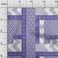 Onuone pamučna kambrska ljubičasta tkanina blok haljina materijal tkanina za ispis tkanina od dvorišta