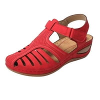 LISGAI Sandale Žene Dressing Summer Peep Toe Platform Sandale cipele Klinovi za kopče Ženske flip ploče