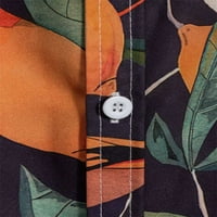 B91XZ muške haljine majice Ležerne prilike za muške labave rever, majica kratkog gumba za kratkog plaže