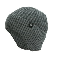 Gotyou Hats Hot Winter Warm EAR zaštitni šešir zadebljani pleteni šešir plišani vuneni šešir