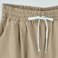 Vivianyo HD žene kratke hlače plus čišćenje veličine Žensko ljeto od tiskane pet bodova Velike veličine pamučne pantalone casual hlače šorc