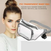 Cocopeants PVC glasnik torba Mini Modni unise Hip Bum Bag Clear Vodootporna žele za pohranu za pohranu